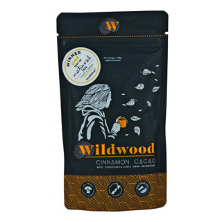 Wildwood Cinnamon Cacao with Cordyceps and Lion’s Mane, 100g