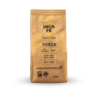 IncaFe Organic Coffee: Forza Filter/Plunger 200g