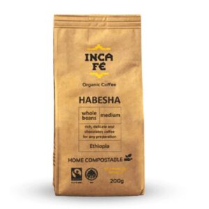 IncaFe Organic Coffee: Habesha Beans 200g