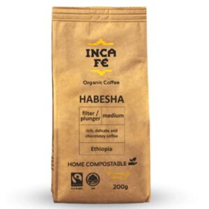 IncaFe Organic Coffee: Habesha Filter/Plunger 200g